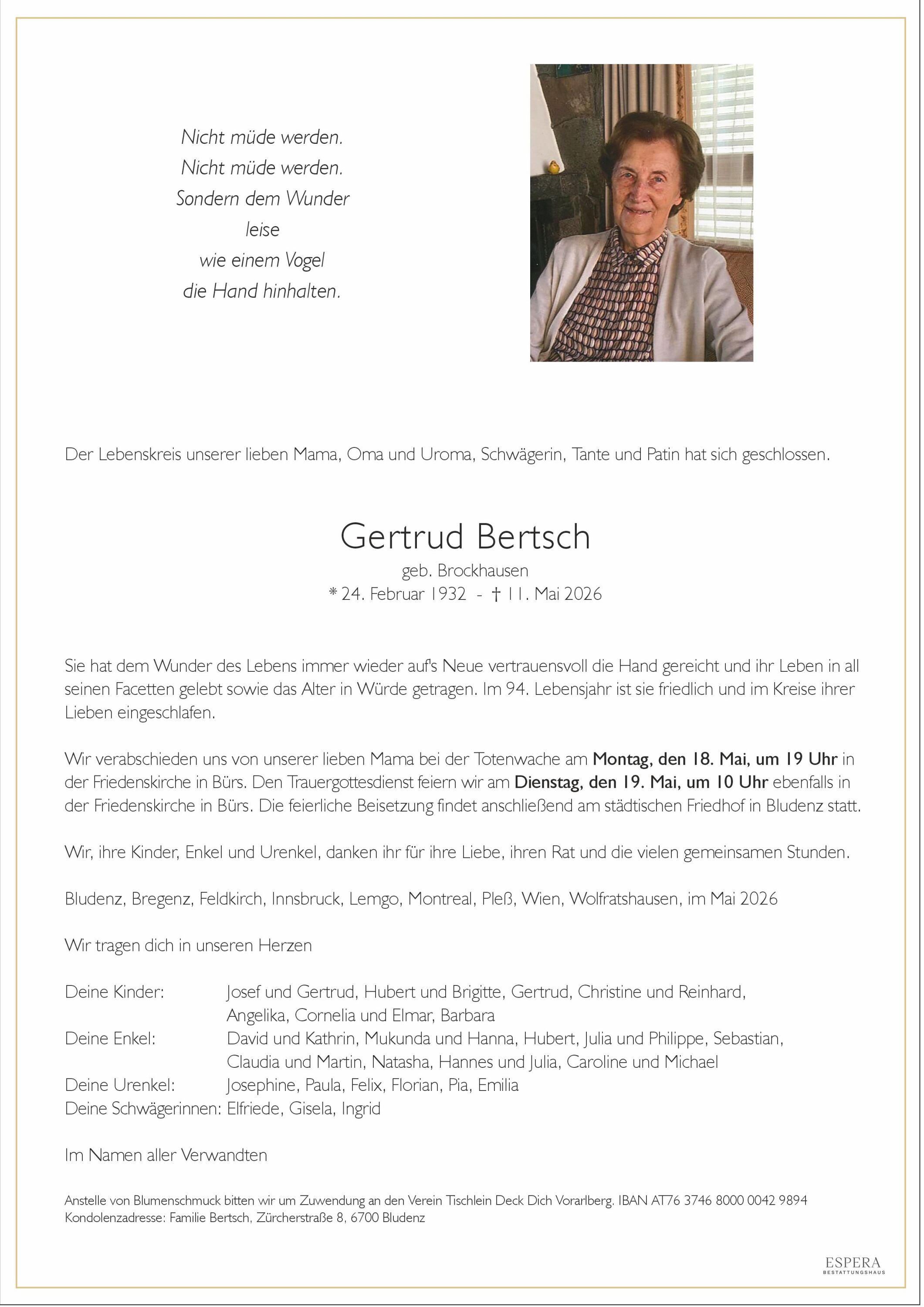 Gertrud Bertsch